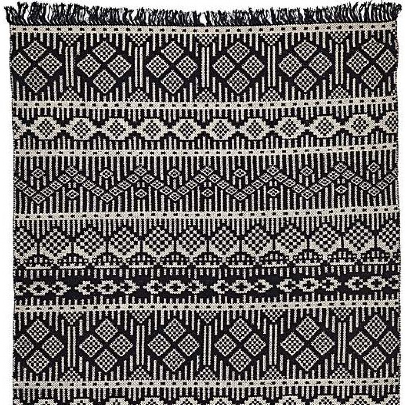  Läufer Panama 55 x 120 cm schwarz-altweiss