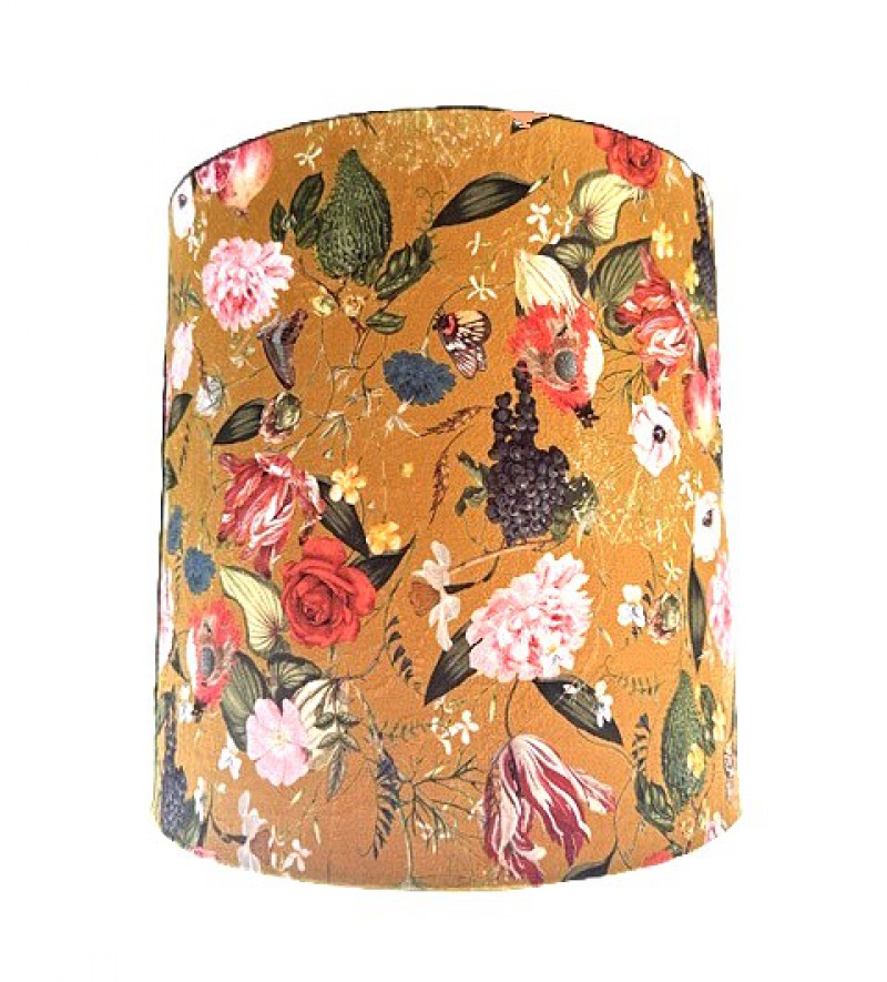 Floral Velvet Lampenschirm