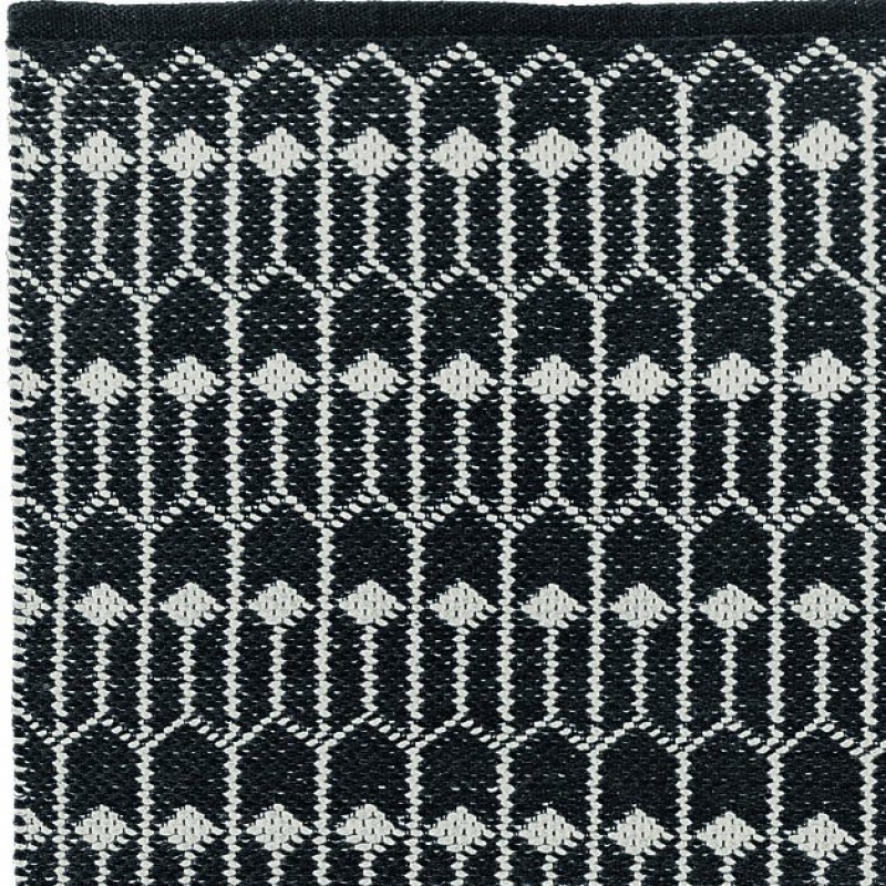  Läufer Tulip 70 x 200 cm schwarz-ecru