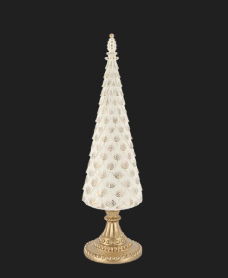  3-er Ensemble Weihnachtsbäume Baroque