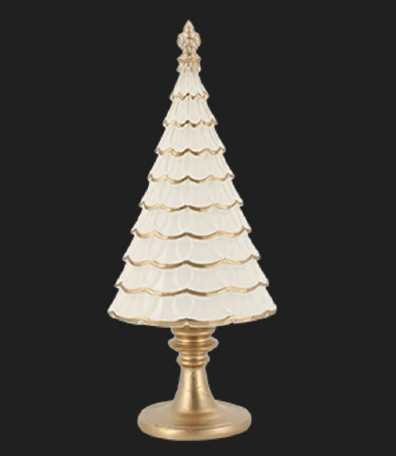  3-er Ensemble Weihnachtsbäume Baroque