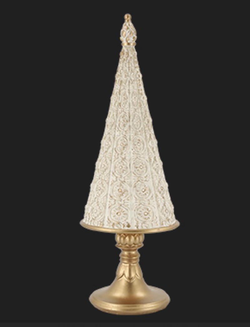  3-er Ensemble Weihnachtsbäume Baroque