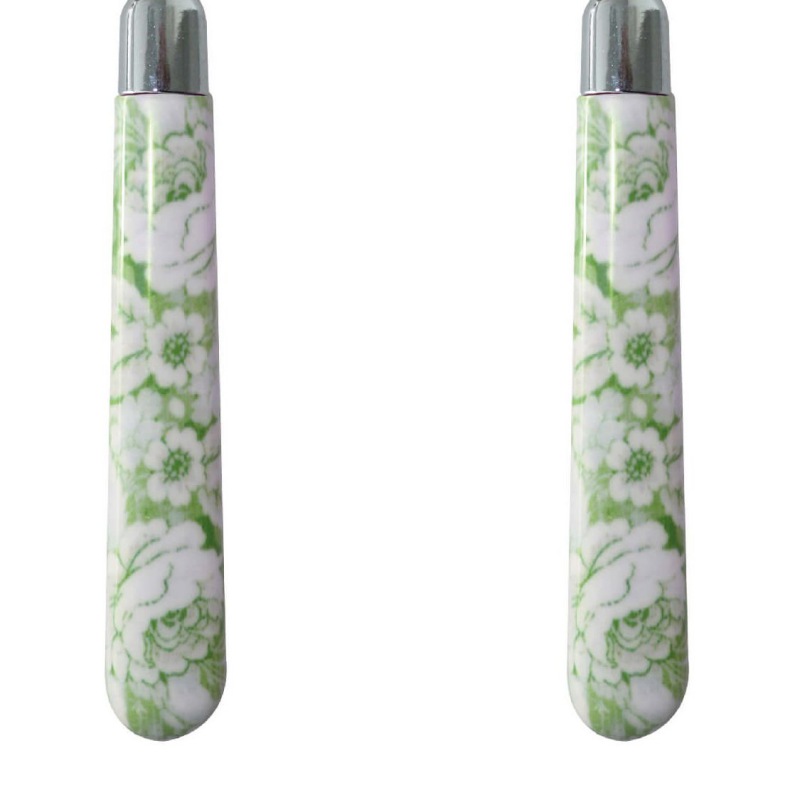  Servierbesteck Kamelia grün