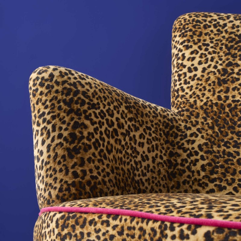  Sessel Leopard Pink Jungle