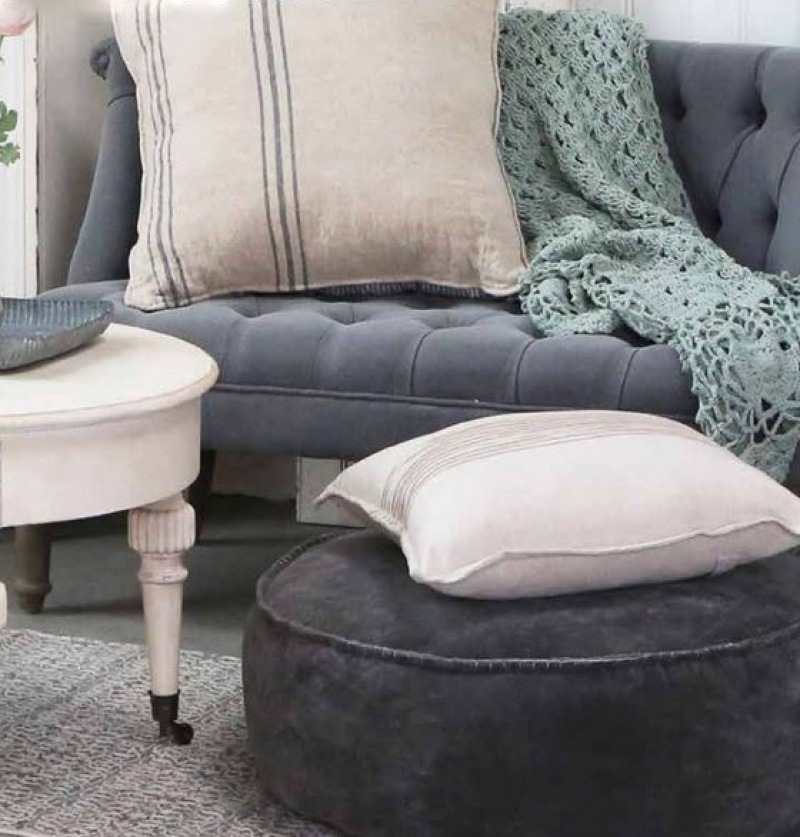  Französisches Sofa dunkel