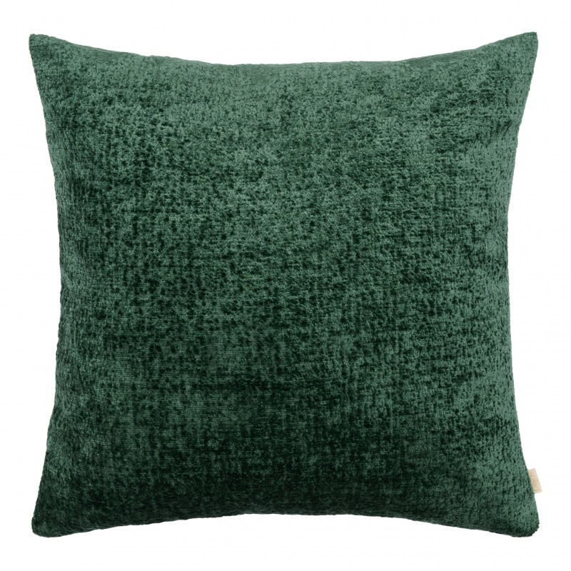  CHENILLE KISSEN Emerald Grün 50 x 50 cm