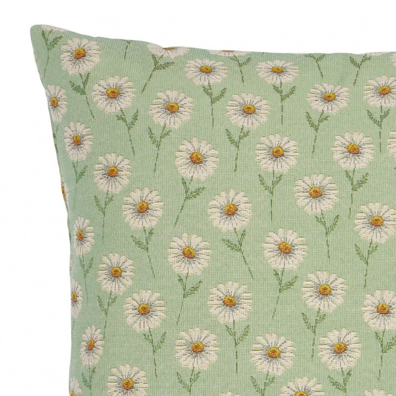  Gobelin Kissen Margerita Pistazie