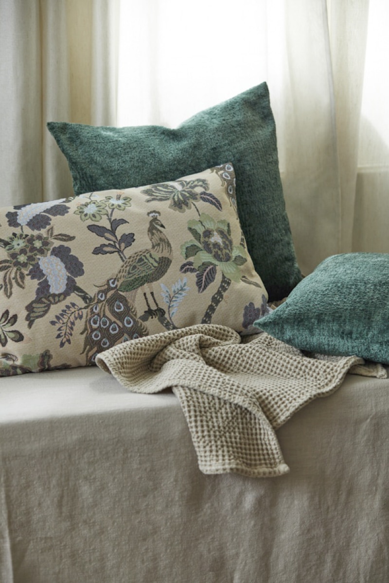  GOBELIN KISSEN Peacock 60 x 40 cm