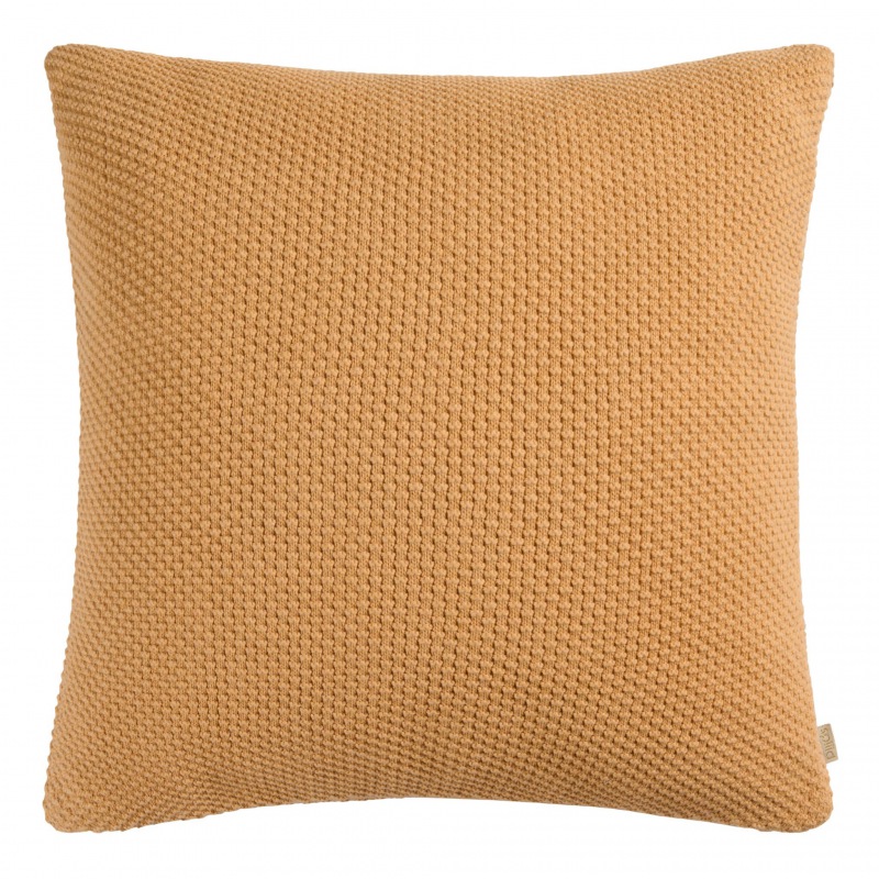  STRICKKISSEN Dorothea mustard 50 x 50 cm 