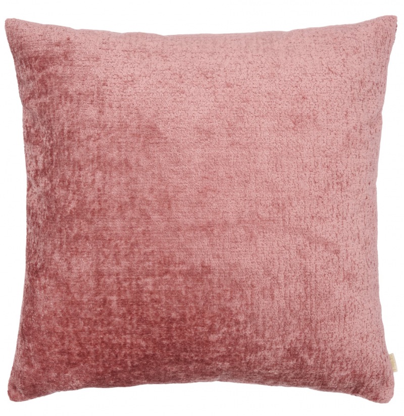  CHENILLE KISSEN Vintagblush 50 x 50 cm