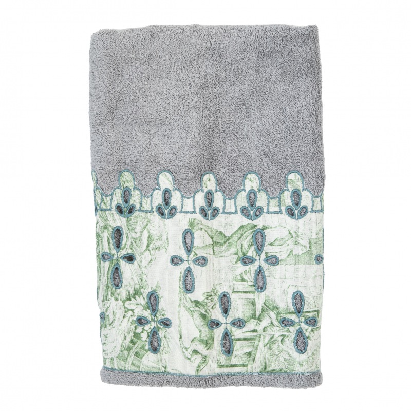  Handtuch Amalfi 40 x 60 cm grau oder ecru