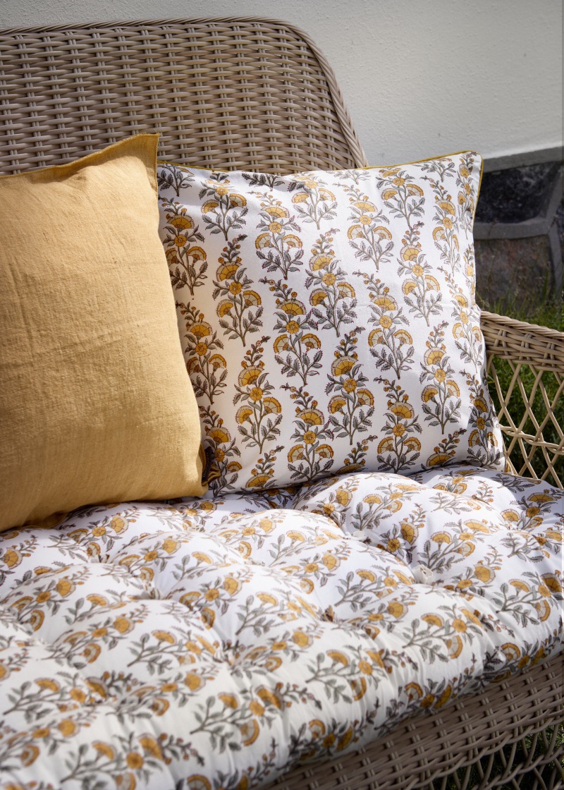  Liegepolster Flora Fächerblume