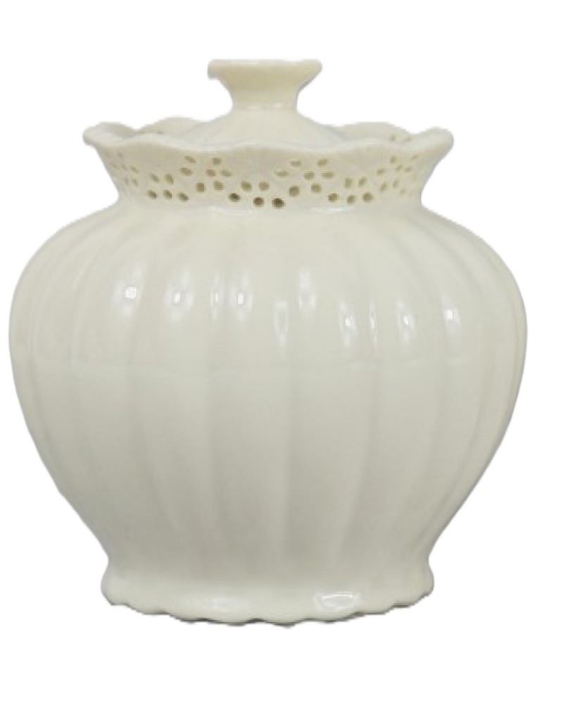  Creamware Zuckerdose 