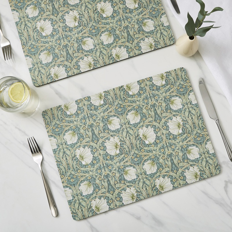  SPODE W. MORRIS 4-er Pack  Tischsets Pimpernell