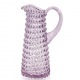  GLASKUNST Karaffe Tautropfen 1 Liter lila