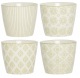  4-Becher-Set Casablanca grün