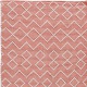  PET - Tunis Läufer coral-ecru 70 x 140 cm