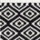  Teppich Apache, 140 x 200 cm, schwarz/weiss