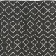  Tunis Teppich schwarz-ecru 140 x 200 cm