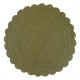  Tischset Boutis rund, olive