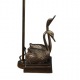  Objet Lampe mit Schirm Schwäne