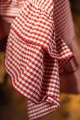  Tischdecke Vichy Karo Rot fleckenabweisend 180 x 220 cm