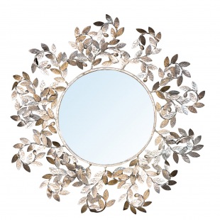 Grosser Spiegel Bl&auml;tterkranz