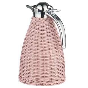 THERMOSKANNE Rattan rosa