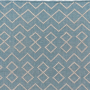 PET - Tunis L&auml;ufer  aqua - ecru 60 x 90 cm