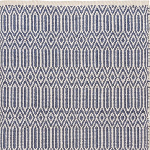 PET - Wik L&auml;ufer, blau - ecru, 70 x 250 cm