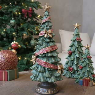 Weihnachtsbaum Schmuckband und Tannengr&uuml;n