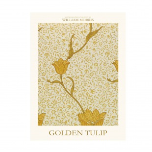 WILLIAM MORRIS PLAKAT Golden Tulip 30 x 40 cm cm