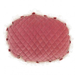 CARISSIMA VENEZIA Gro&szlig;es Samt Velours Kissen