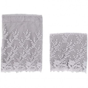 2- HANDTUCH SET Florentina, grau