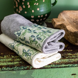 Handtuch Amalfi 100 x 150 grau oder ecru