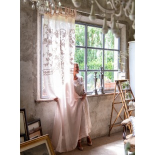 DELUXE Vorhang Cassandra 140 x 290 cm soft rosa