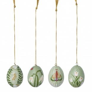 4er Set Ostereier Fr&uuml;hlingsboten
