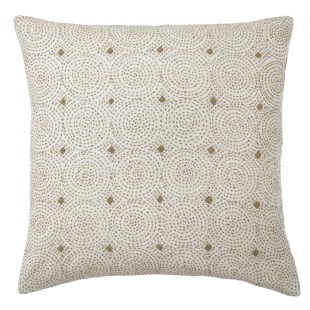 BESTICKTE SEIDENKISSEN  Natural Colours NO 2, 50 x 50 cm 