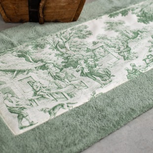 MANUFAKTUR BADTEPPICH Toile de Jouy 50 x 70 cm
