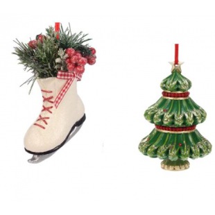 2-er Set Victorian Holy Christmas