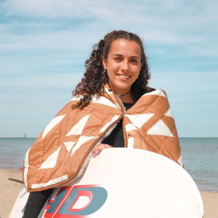 ALASKAN DECKE - CAPE ocker