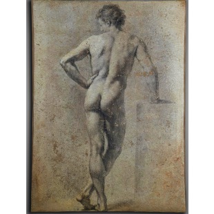 M&auml;nnlicher Akt 100 x 73,5 cm