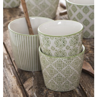 4-Becher-Set Casablanca gr&uuml;n