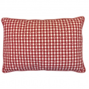 Kissen&uuml;berzug Streifen-Herzchen-Karo 40 x 60 cm