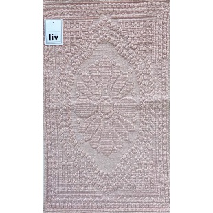 Badteppich Carinne, 55 x 80 pale rosa cm, grey 