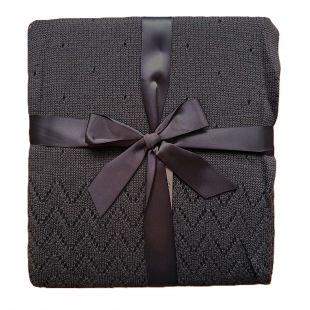 AU MAISON Plaid Miss Loop anthrazit