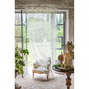 Ville delle Rose Gardine aus Spitze 135 X L290 cm 