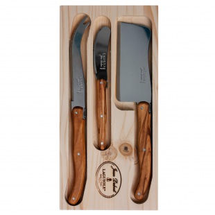 3-er Set Original Laguiole K&auml;semesser 