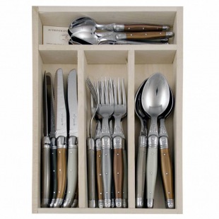 ORIGINAL LAGUIOLE Tafelbesteck 24-teilig Mineral  Mix