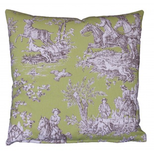 Toile de Jouy Zoe Kissen, 50x50 cm